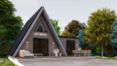 ÜÇGEN BUNGALOV LOFT PREMİUM